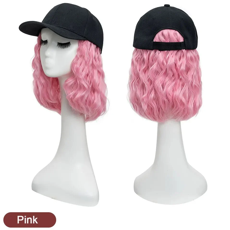 8 Inches Wavy Hair Wig Baseball Cap - Image 16