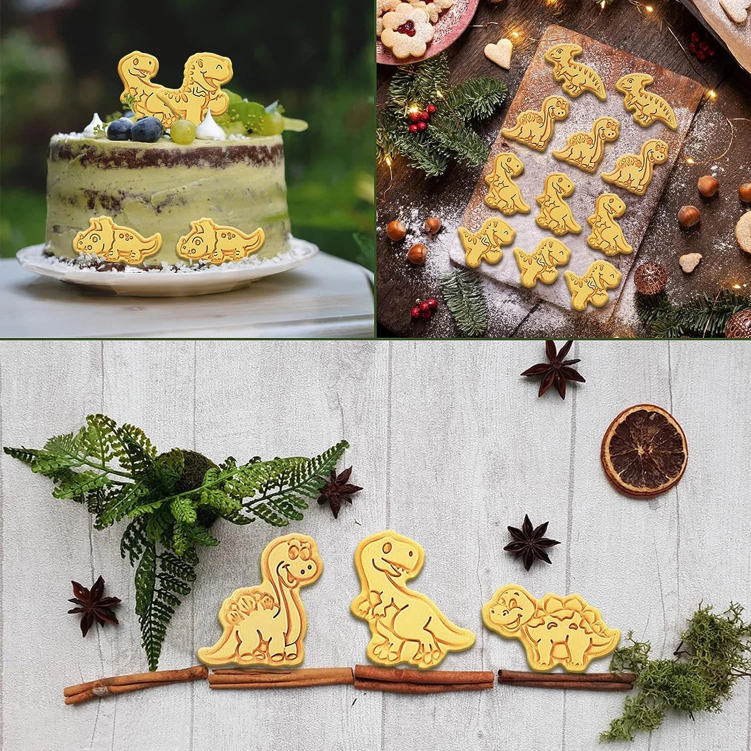 8PCS Dinosaur Cookie Mold Cutter - Image 5