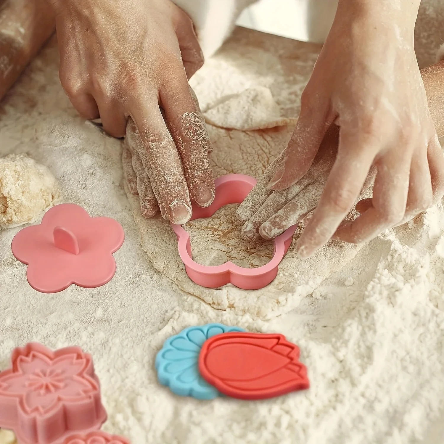 8PCS Flowers Cookie Mold Cutters - Image 5