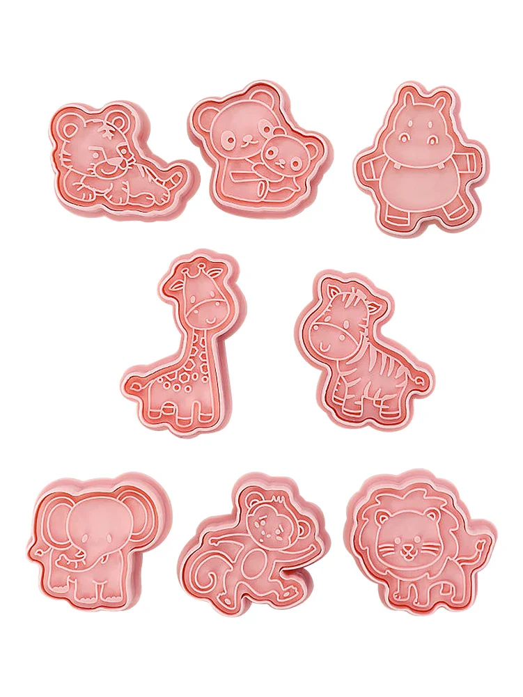 8PCS Funny Zoo Cookie Cutters - Image 7