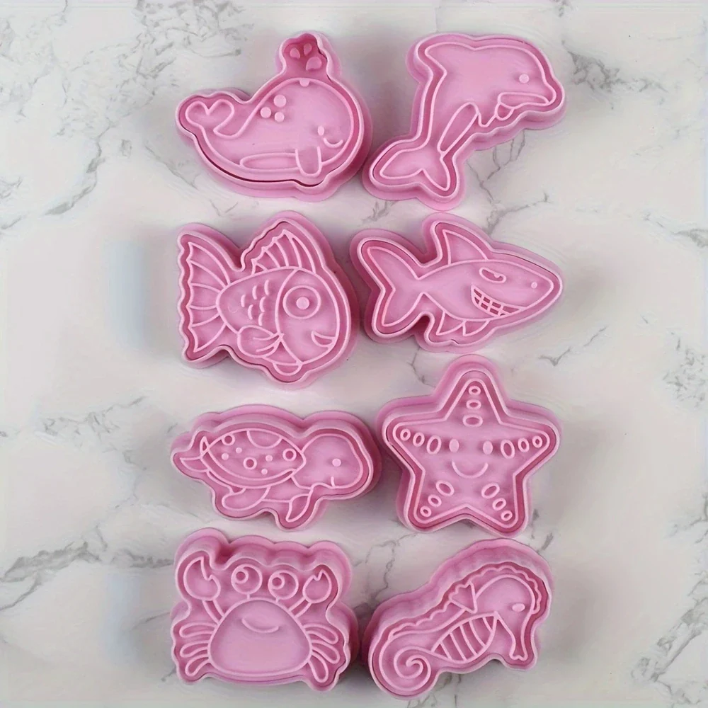 8PCS Marine Animals Cookies Cutter - Image 4