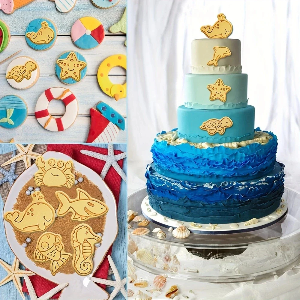 8PCS Marine Animals Cookies Cutter - Image 5