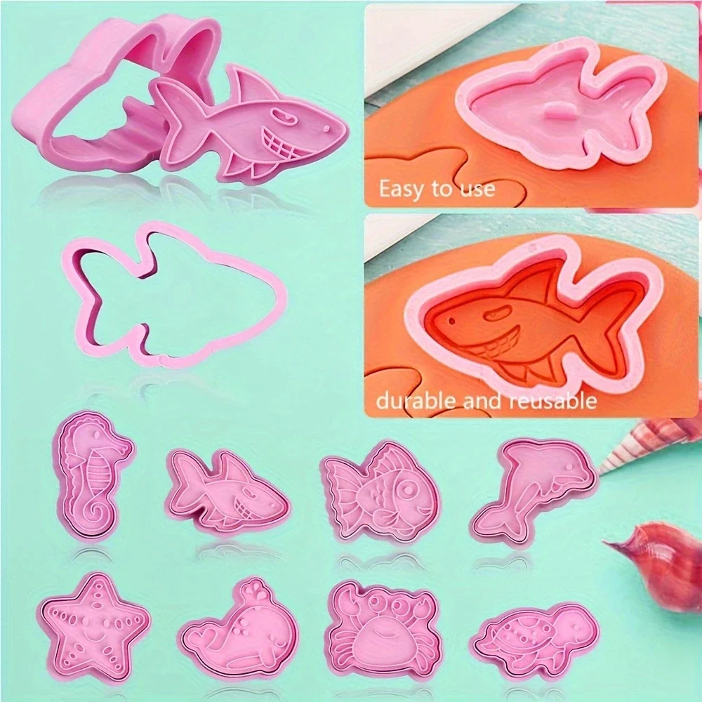 8PCS Marine Animals Cookies Cutter - Image 6