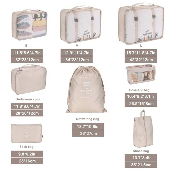 8PCS/Set Waterproof Organizer Bags - Image 20