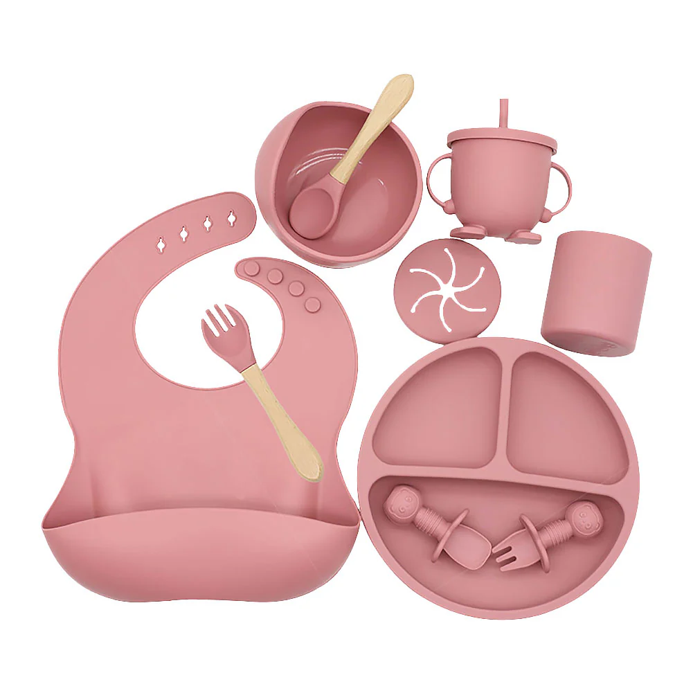 9PCS/Set Baby Silicone Tableware - Image 3