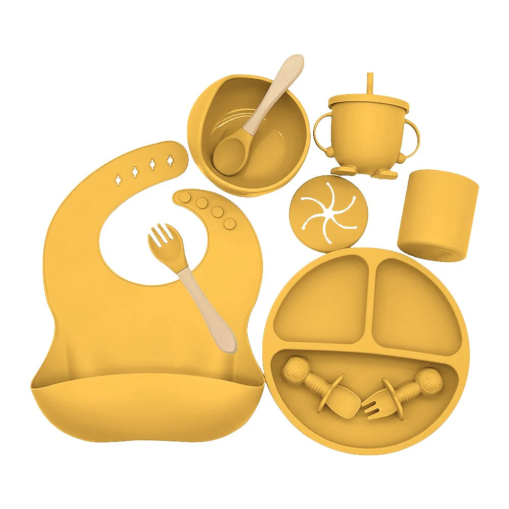 9PCS/Set Baby Silicone Tableware - Image 6