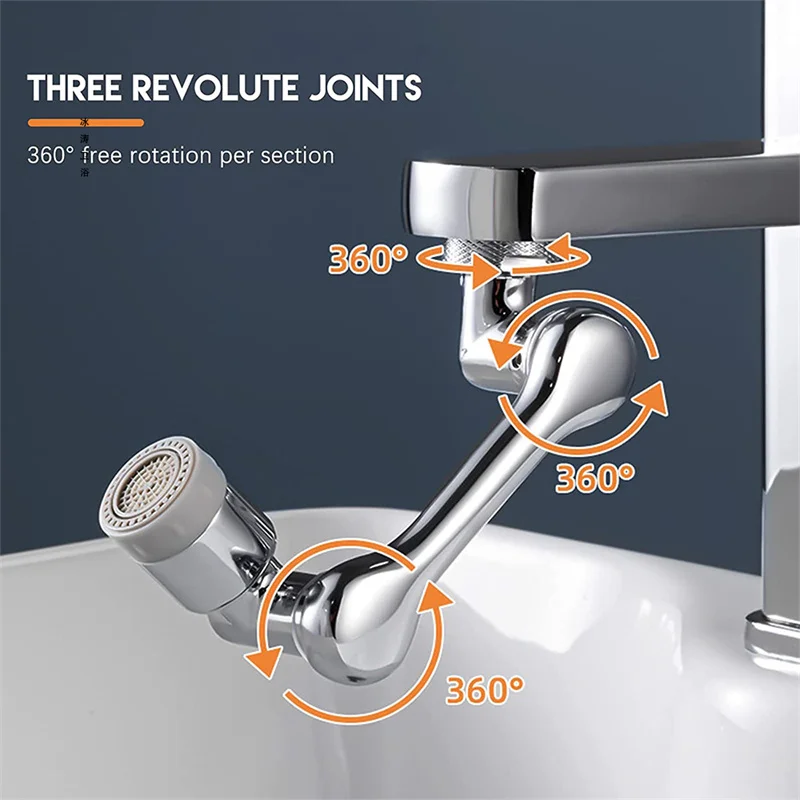 ABS Plastic Rotatable Faucet Extender - Image 2