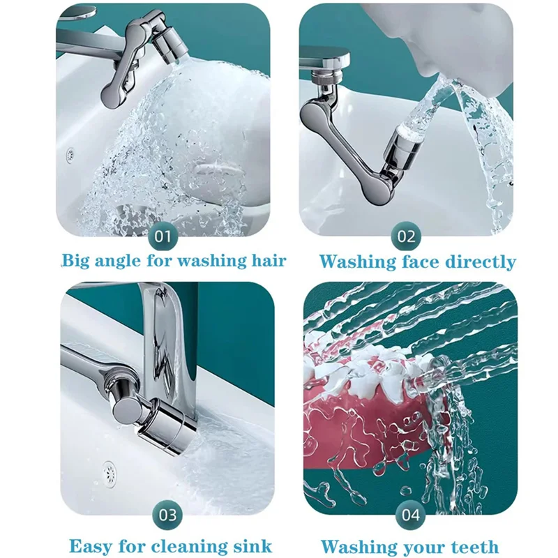 ABS Plastic Rotatable Faucet Extender - Image 20
