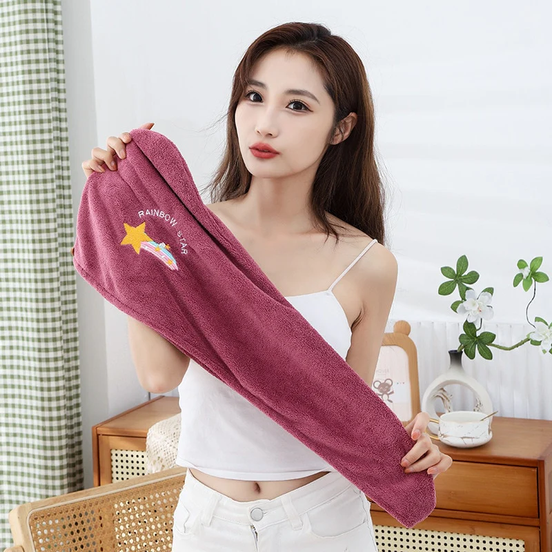 Absorbent Hair Drying Towel - Image 11
