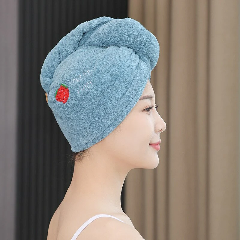 Absorbent Hair Drying Towel - Image 4