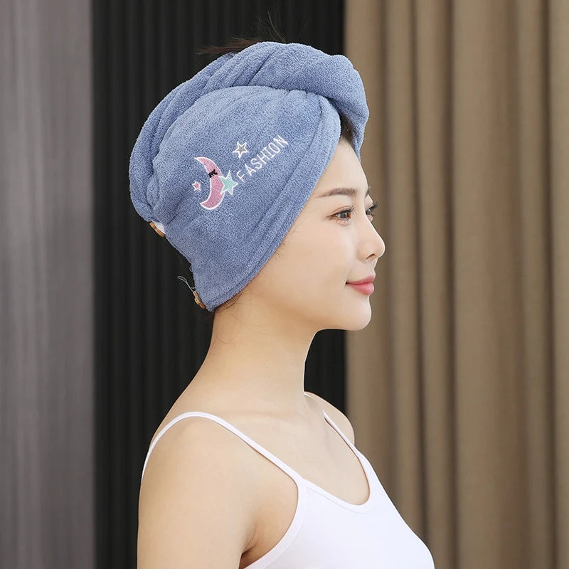 Absorbent Hair Drying Towel - Image 6
