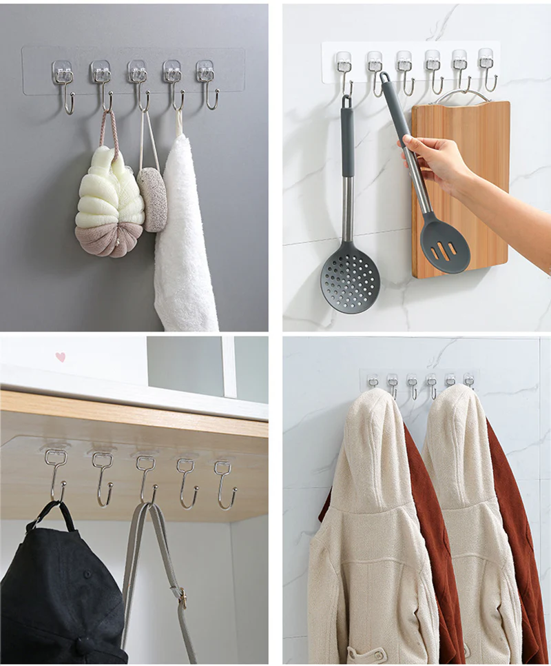 Adhesive Wall Hooks - Image 17
