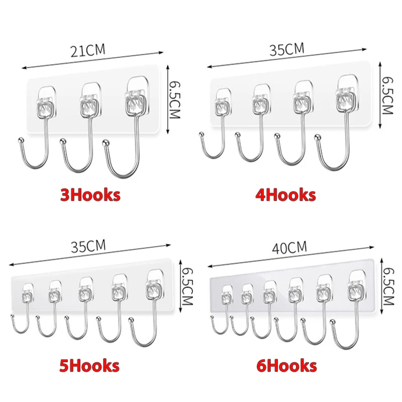 Adhesive Wall Hooks - Image 6
