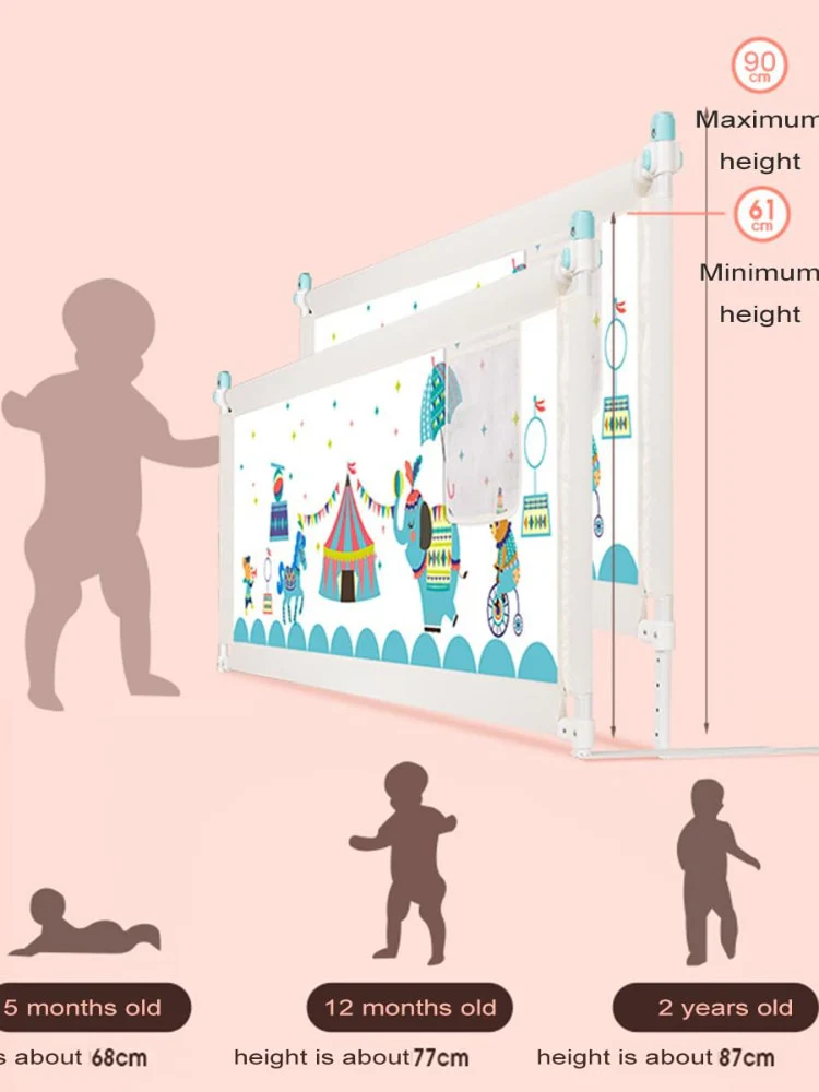 Adjustable Baby Bed Fence Rail - Image 9