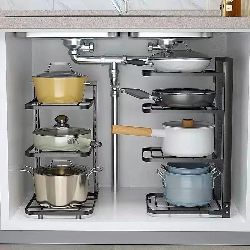 Adjustable Pot Rack Organizer - Image 2