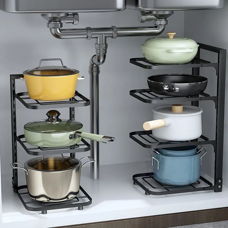 Adjustable Pot Rack Organizer - Image 3