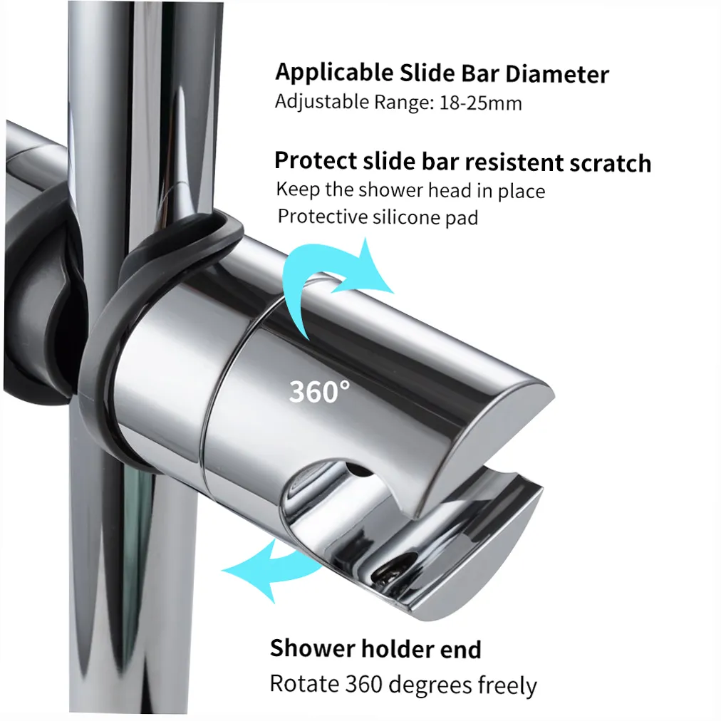 Adjustable Shower Head Holder Bracket - Image 2