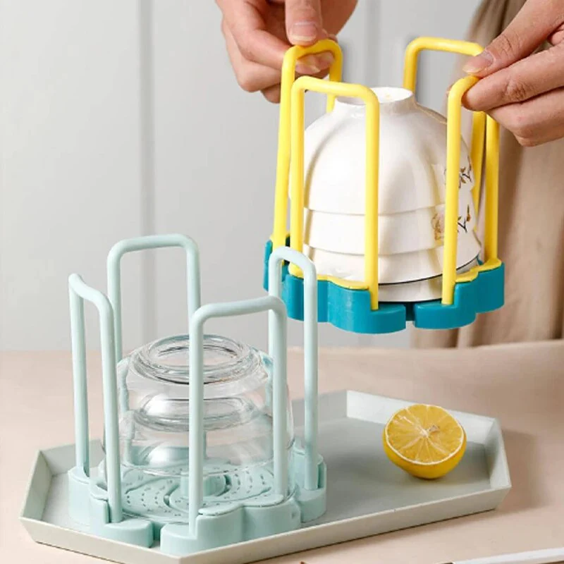 Adjustable Size Bowl Plate Rack - Image 3
