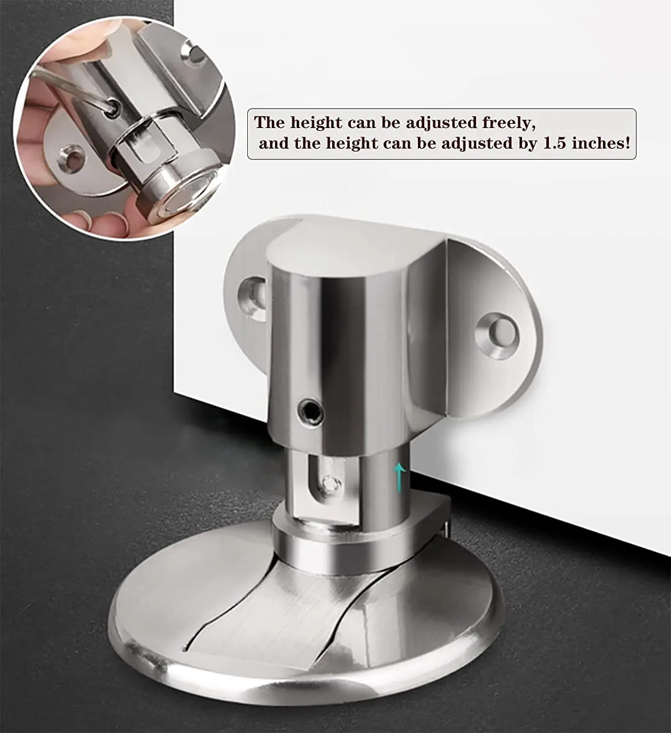 Adjustable Stainless Steel Door Stopper - Image 6