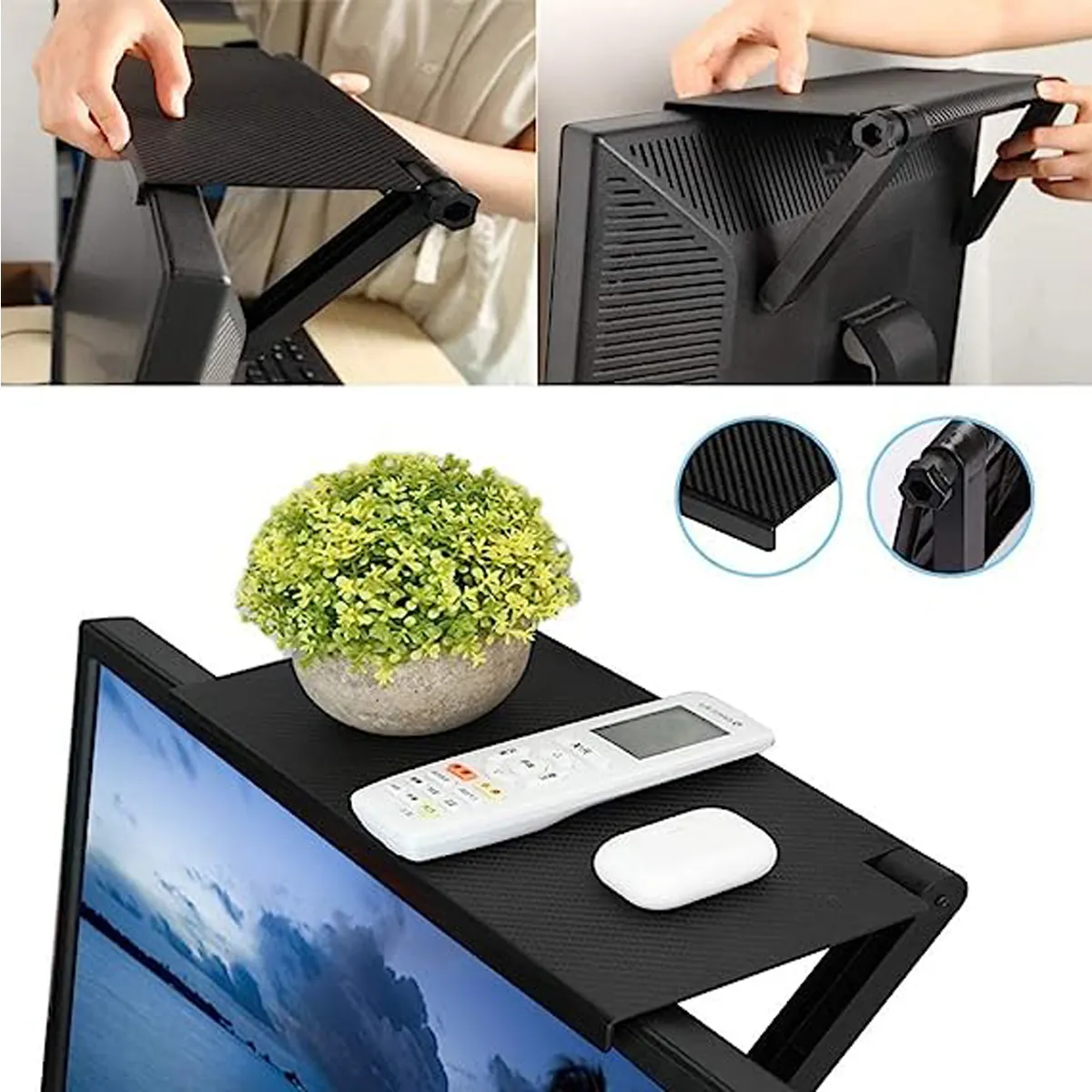 Adjustable TV Shelf Rack - Image 3