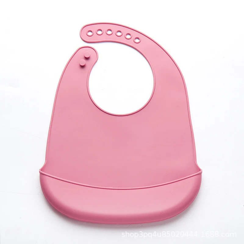 Adjustable Waterproof Soft Siliocone Baby Bib - Image 2