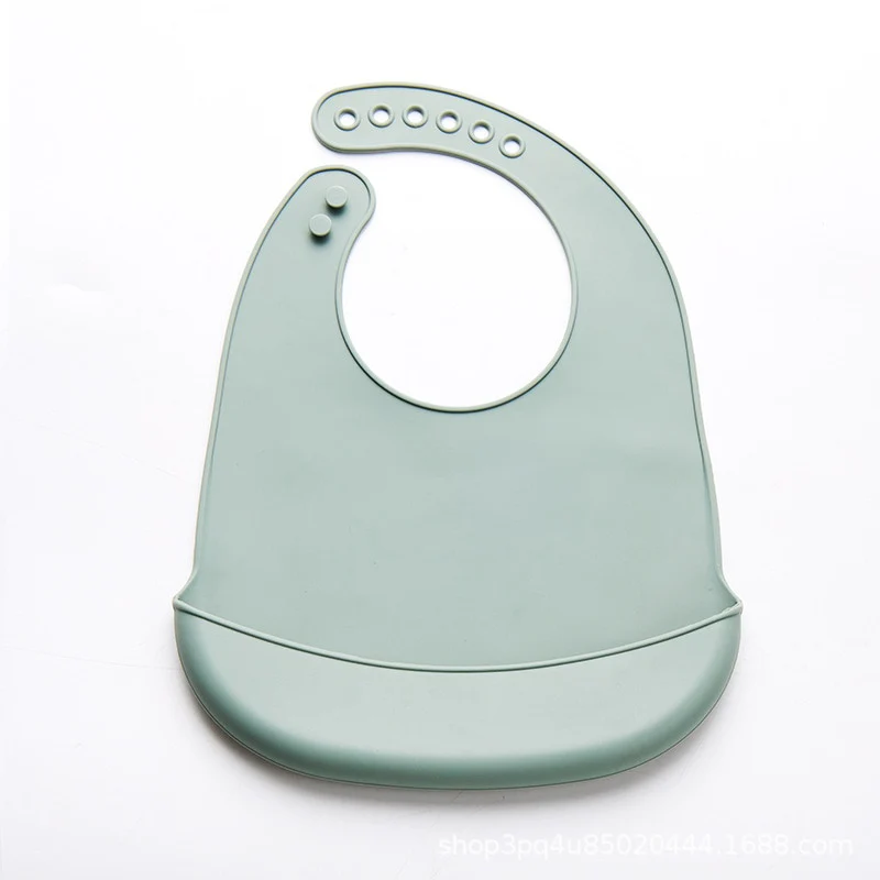 Adjustable Waterproof Soft Siliocone Baby Bib - Image 8