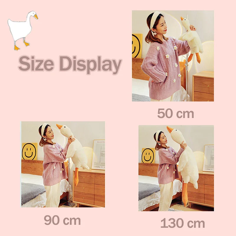 Adorable White Goose Plush Toy - Image 4