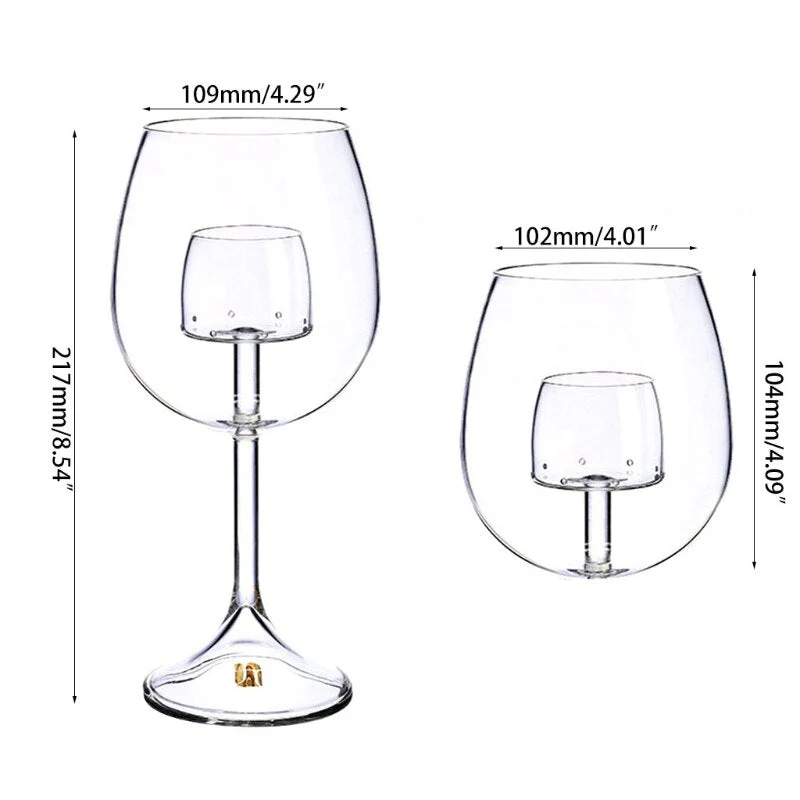 2PCS/1PC Aerating Wine Glasses Tumblers - Image 7