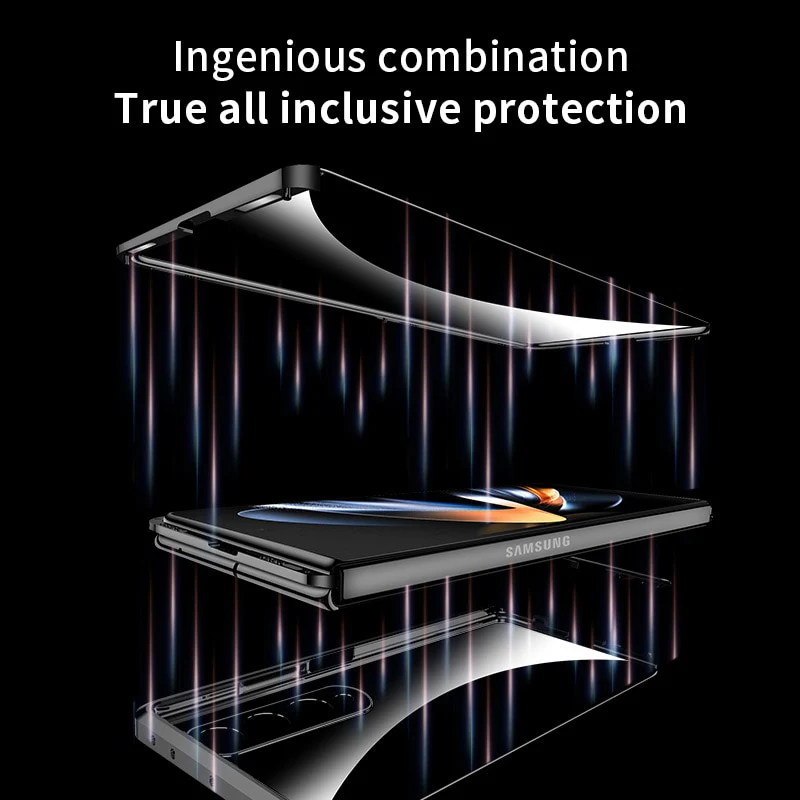 Alloy Metal Frame Full Cover Phone Protector For Samsung Galaxy Z Fold - Image 10