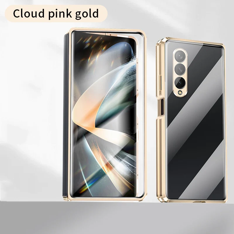 Alloy Metal Frame Full Cover Phone Protector For Samsung Galaxy Z Fold - Image 6