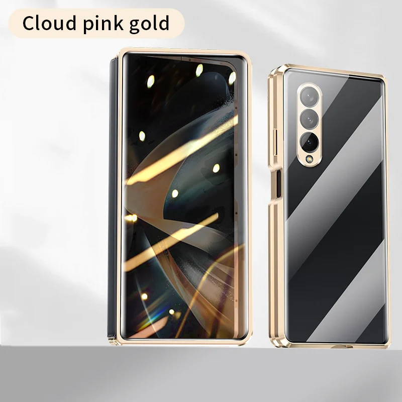 Alloy Metal Frame Full Cover Phone Protector For Samsung Galaxy Z Fold - Image 7