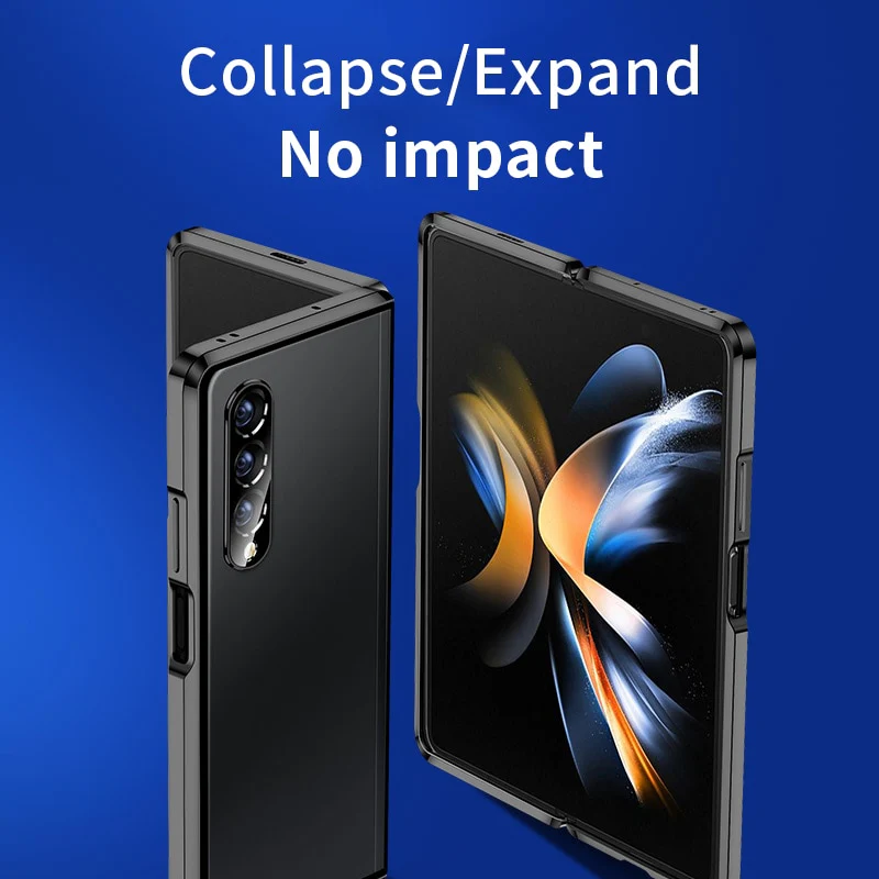 Alloy Metal Frame Full Cover Phone Protector For Samsung Galaxy Z Fold - Image 9