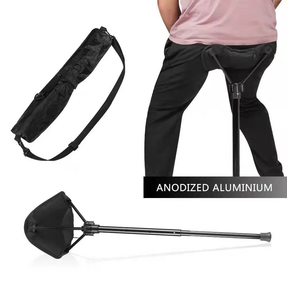 Aluminum Alloy Retractable Stool Chair - Image 6