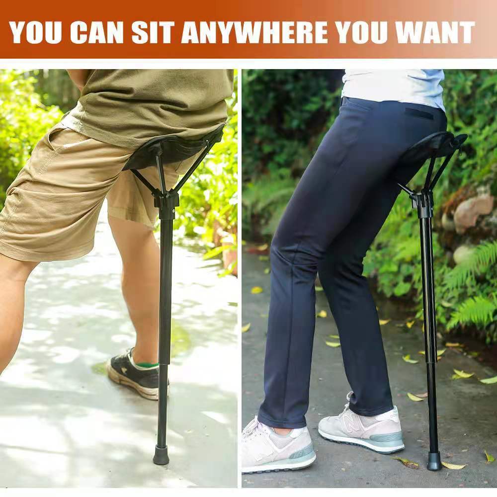Aluminum Alloy Retractable Stool Chair - Image 9