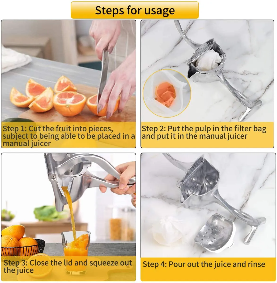 Aluminum Juice Squeezer - Image 4