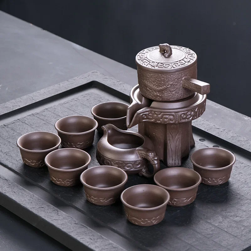 Amethyst Elegance: Creative Kung Fu Tea Set - Image 3