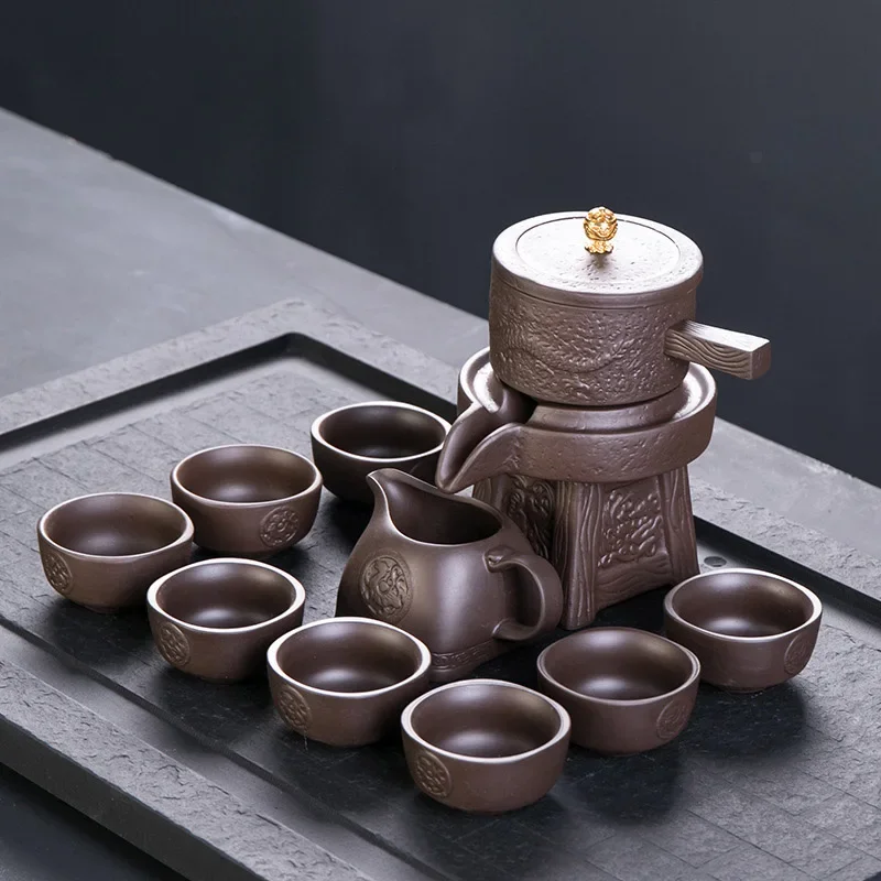 Amethyst Elegance: Creative Kung Fu Tea Set - Image 4