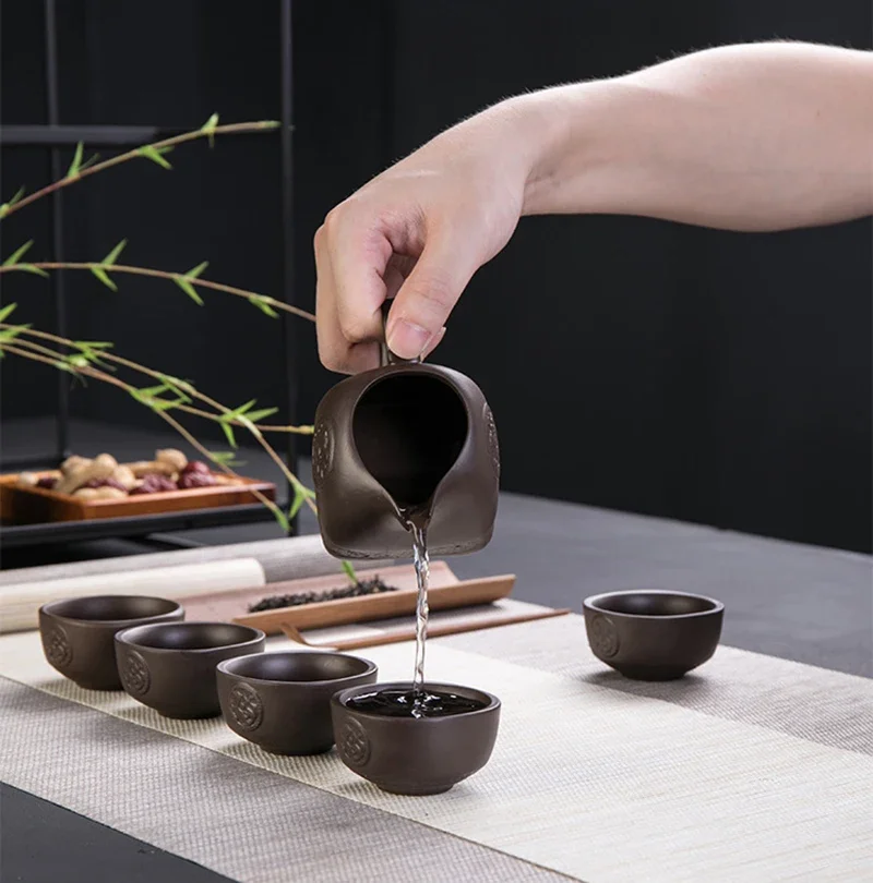 Amethyst Elegance: Creative Kung Fu Tea Set - Image 6