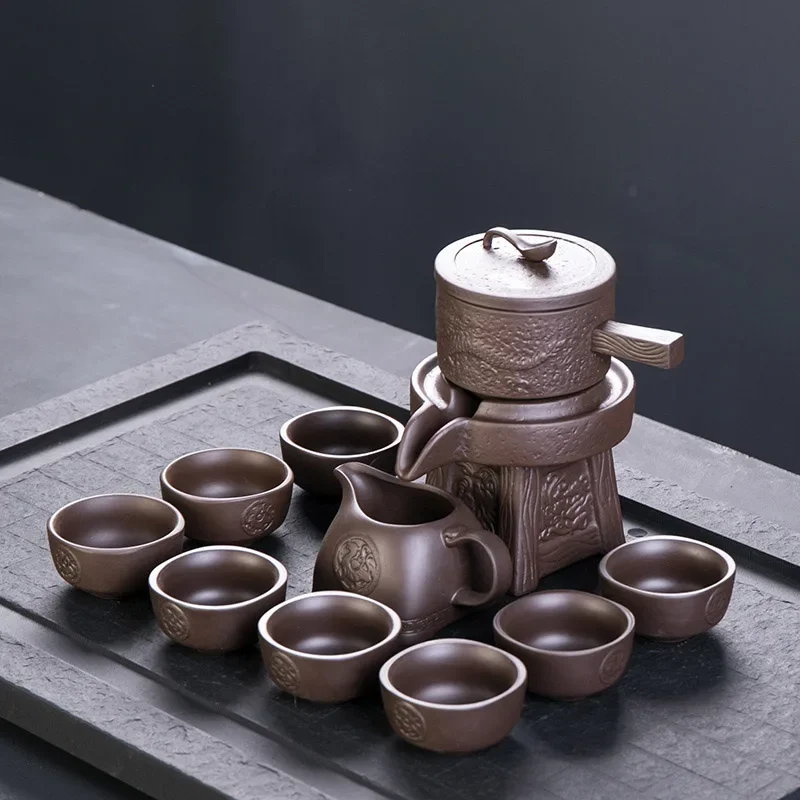 Amethyst Elegance: Creative Kung Fu Tea Set - Image 7