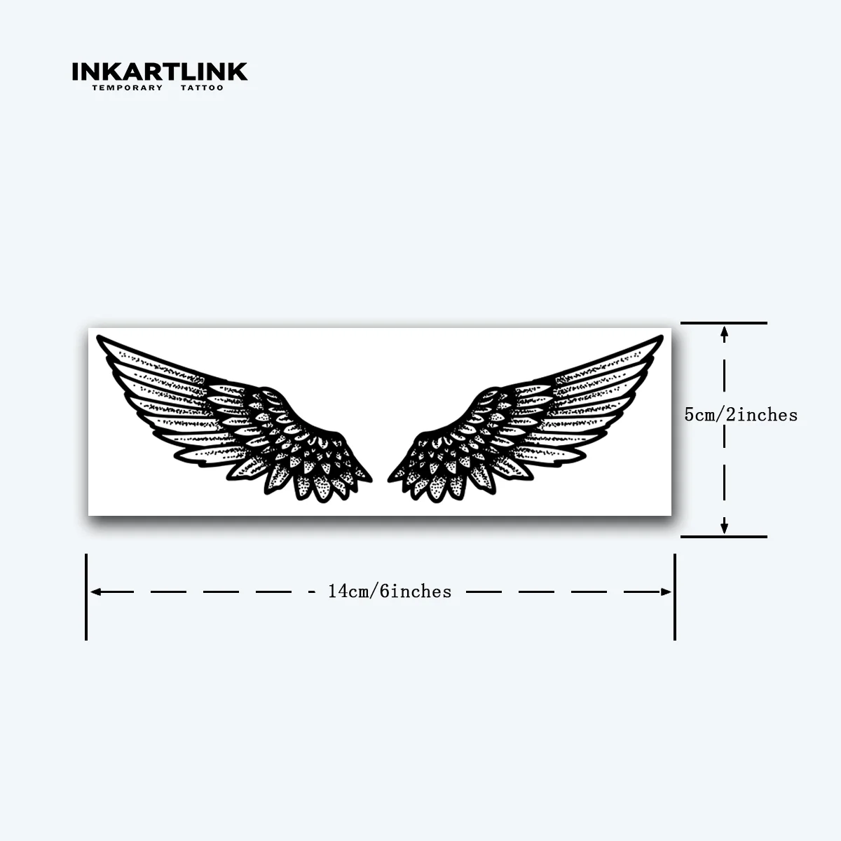 Angel Wings Temporary Tattoo Stickers - Image 7