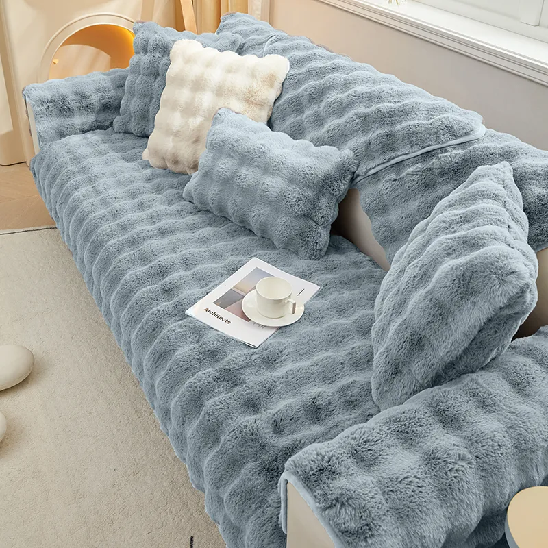 Anti-Slip Plush Sofa Cover - Image 11