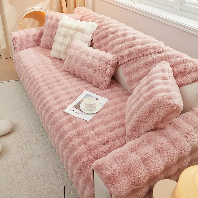 Anti-Slip Plush Sofa Cover - Image 12