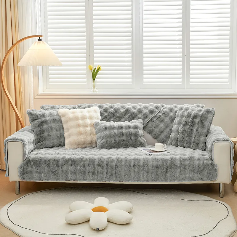 Anti-Slip Plush Sofa Cover - Image 21