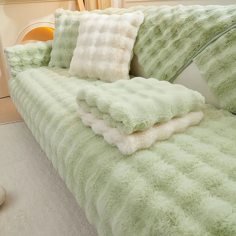Anti-Slip Plush Sofa Cover - Image 22
