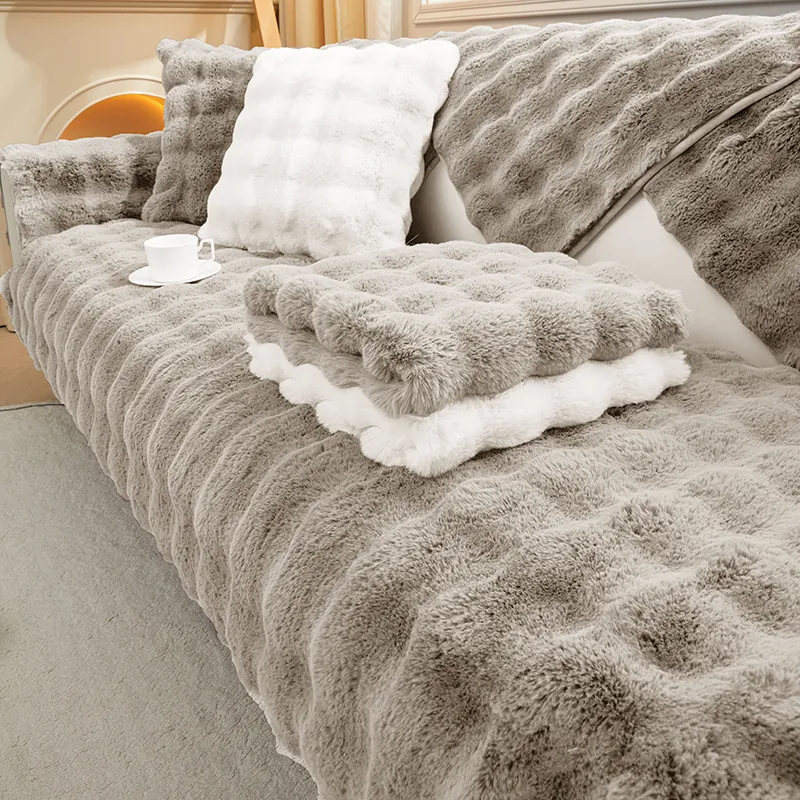 Anti-Slip Plush Sofa Cover - Image 32