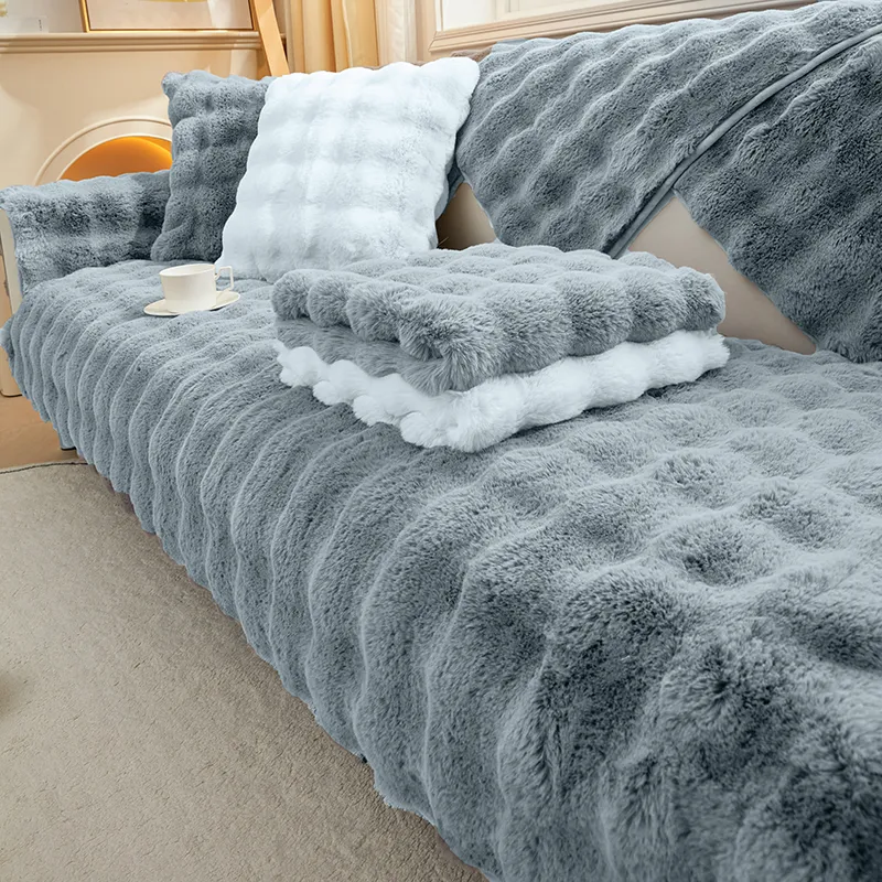 Anti-Slip Plush Sofa Cover - Image 36