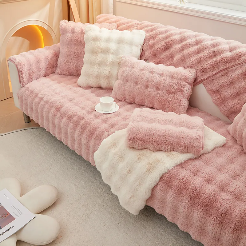 Anti-Slip Plush Sofa Cover - Image 40