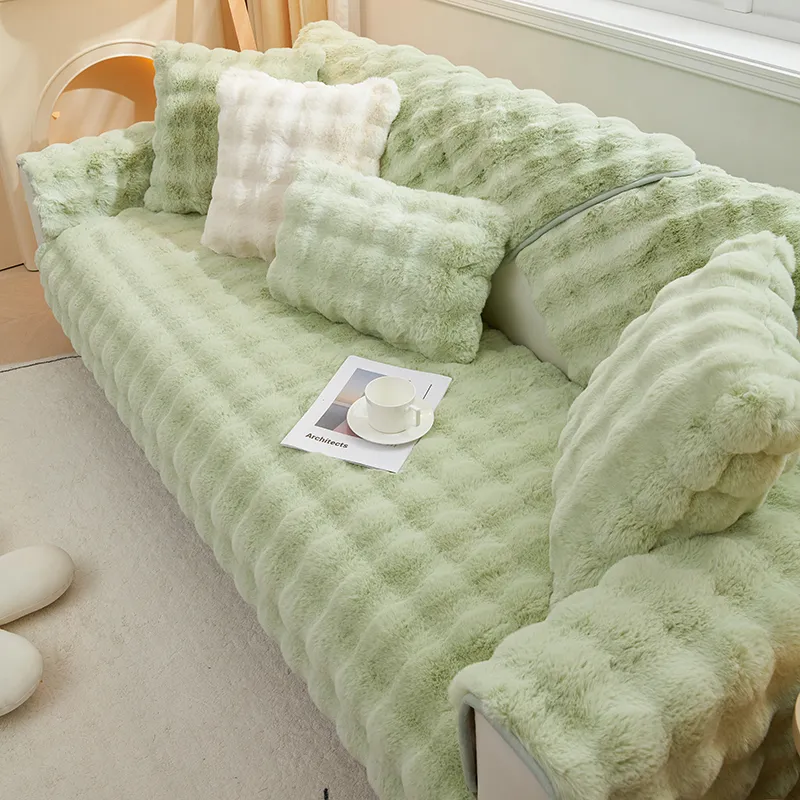 Anti-Slip Plush Sofa Cover - Image 8