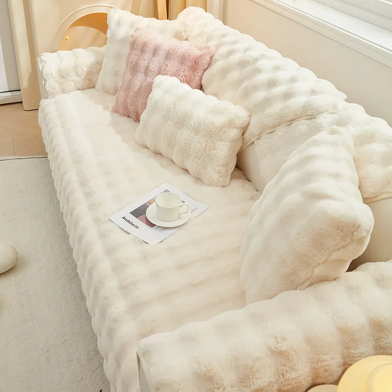 Anti-Slip Plush Sofa Cover - Image 9