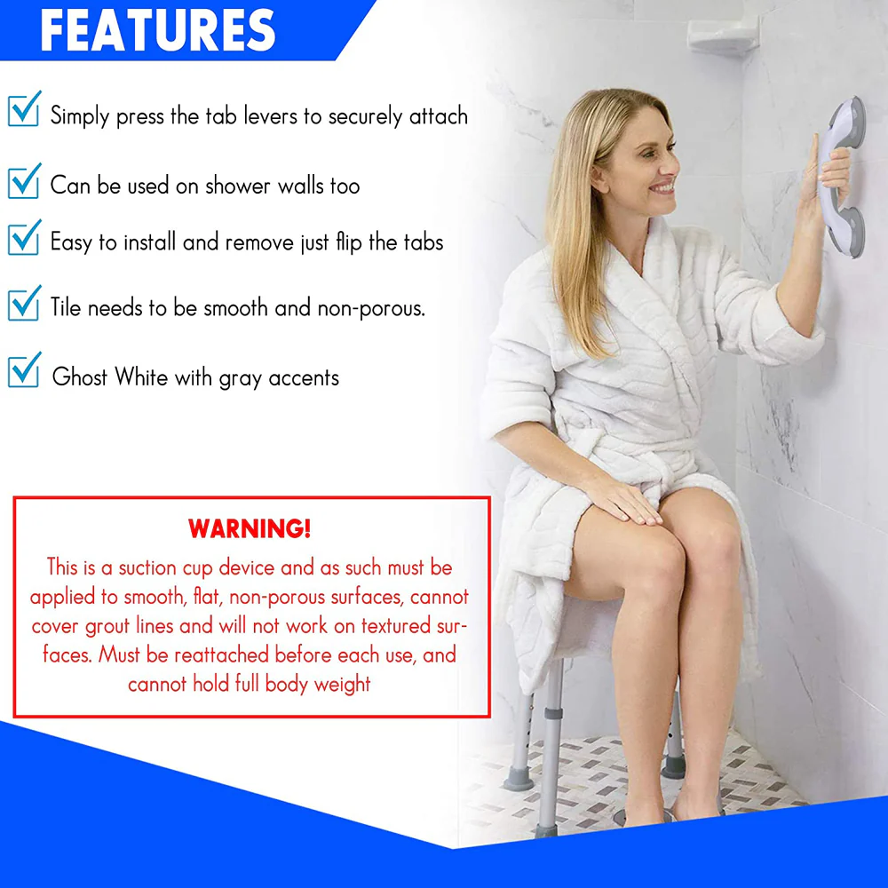 Anti Slip Shower Toilet Safety Handle - Image 12